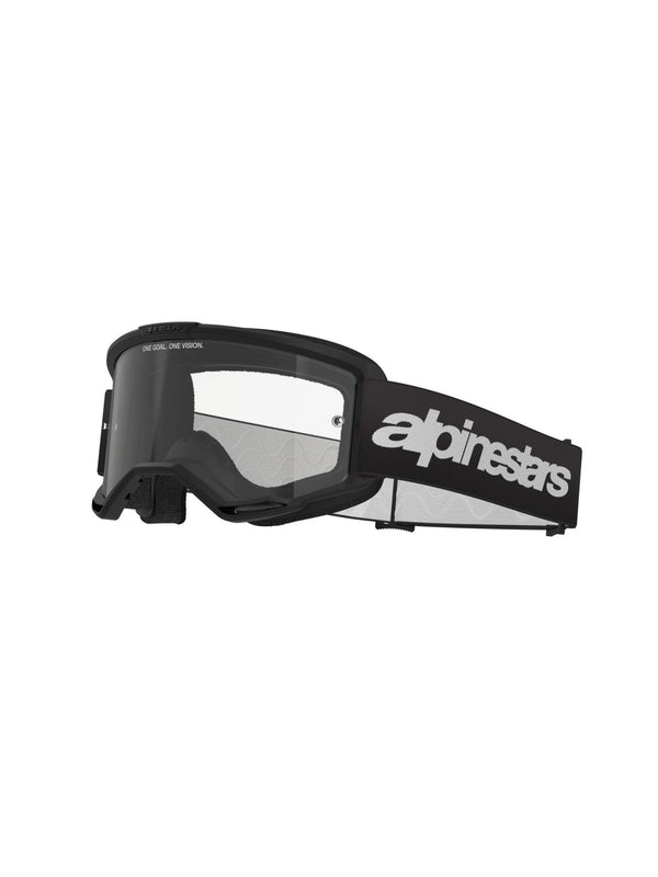 Alpinestars Brille Vision 3 WORDMARK Schwarz/Klar - MxProStoreParts