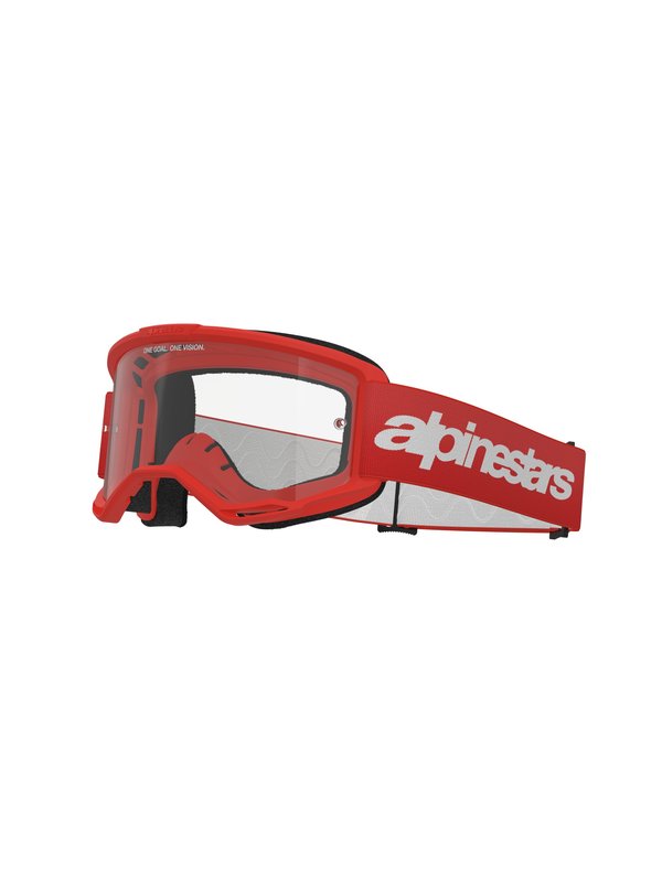 Alpinestars Goggle Vision 3 WORDMARK Red/ Clear