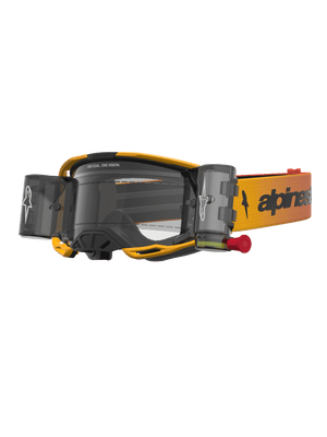 Alpinestars Vision 8 Amber Roll Off Safety Glasses Yellow Red Black Clear One Size