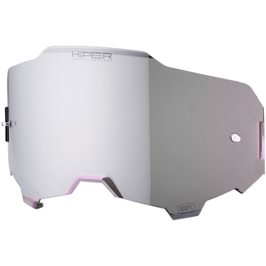 100% Mirror Silver Lens voor 100% Armega Hiper crossbril