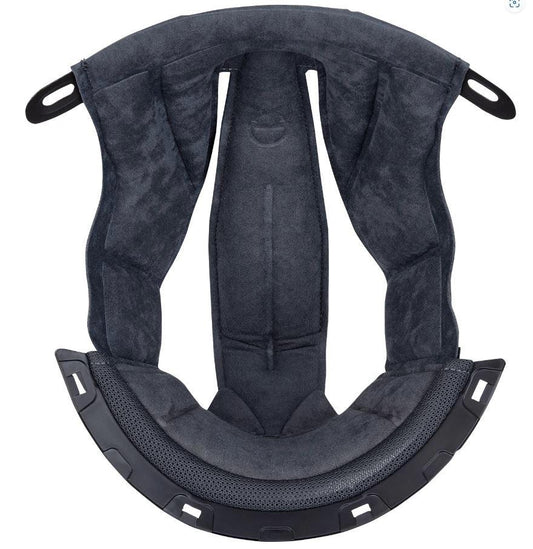S3 helmet inner lining, dark gray padded harness with black straps
