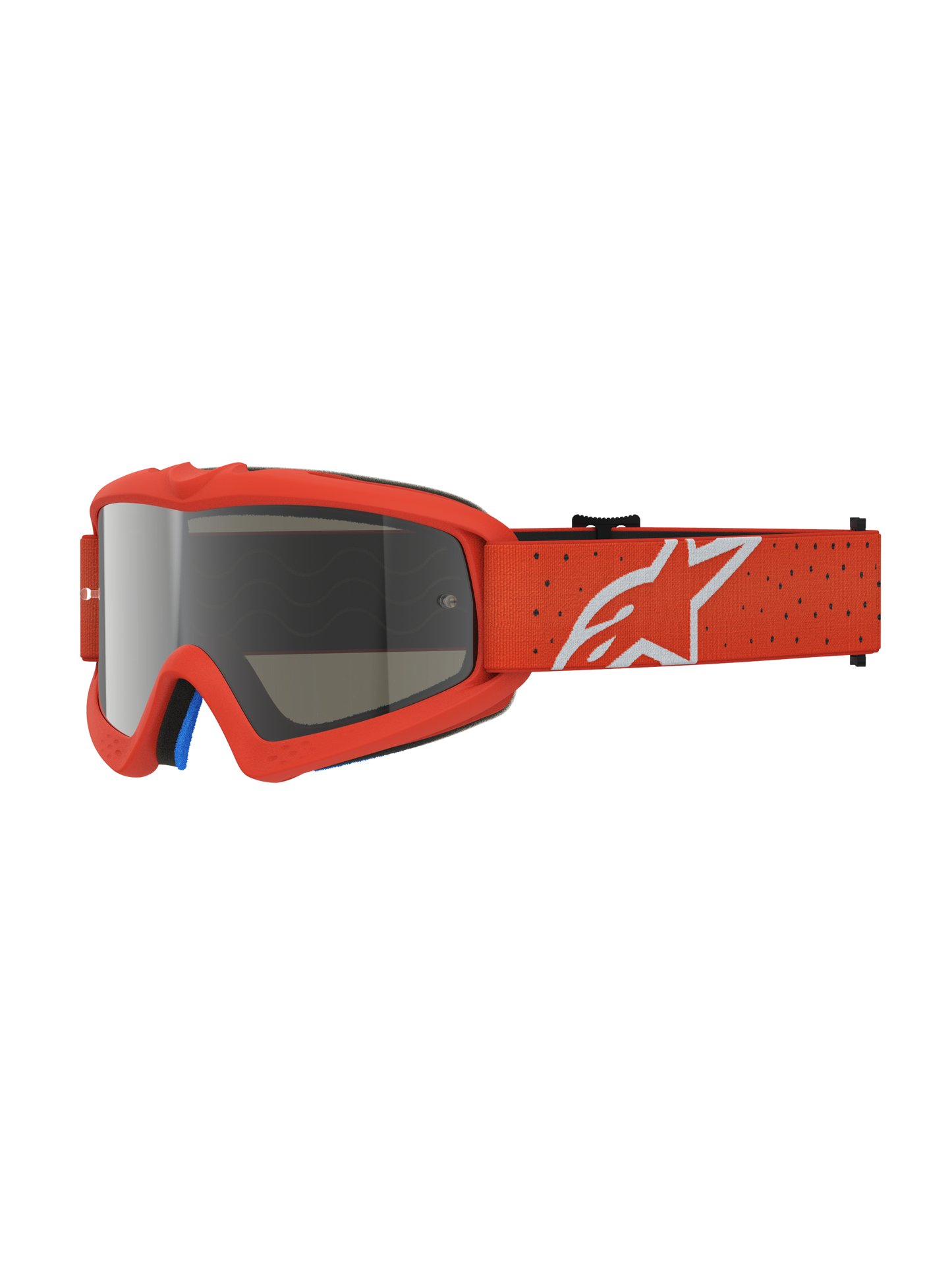 Alpinestars Jeugd Vision Vesta Veiligheidsbril Oranje Zilver Spiegel Zilver