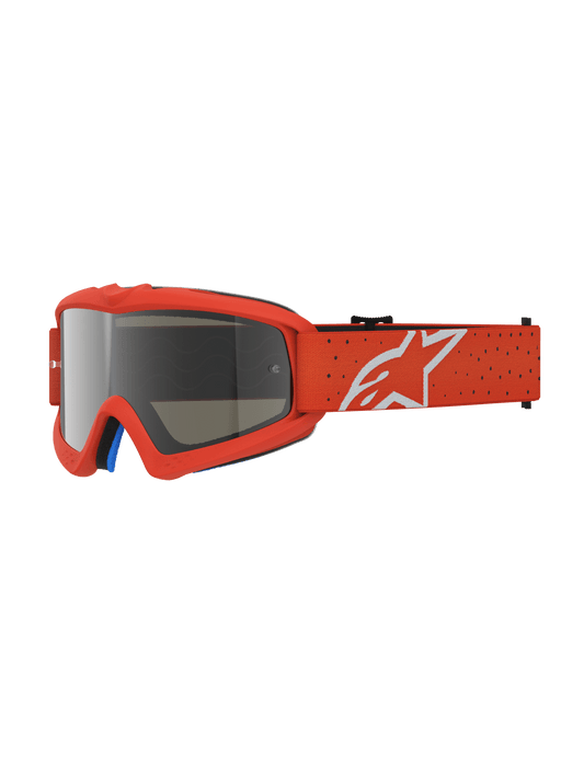Alpinestars Jeugd Vision Vesta Veiligheidsbril Oranje Zilver Spiegel Zilver - MxProStoreParts