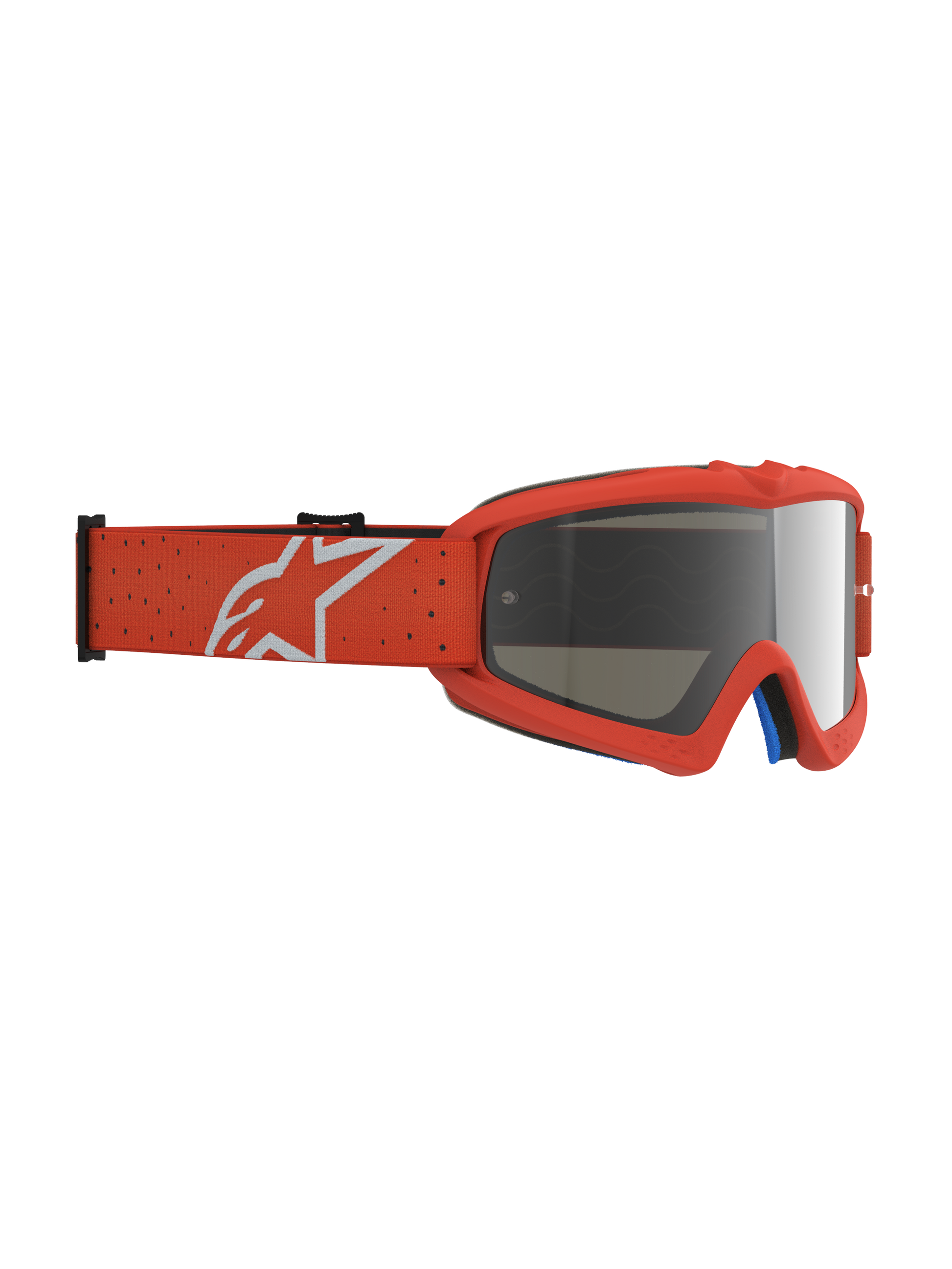 Alpinestars Jeugd Vision Vesta Veiligheidsbril Oranje Zilver Spiegel Zilver