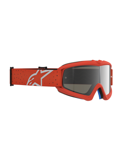 Alpinestars Jeugd Vision Vesta Veiligheidsbril Oranje Zilver Spiegel Zilver