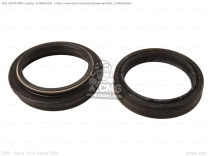 Honda OEM voorvork keerring set ( 1x olie en 1x stof keerring ) CR 125R/250R/500R 1992-1994