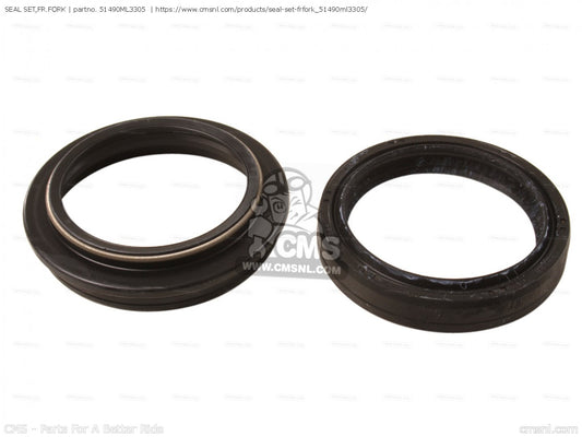 Honda OEM voorvork keerring set ( 1x olie en 1x stof keerring ) CR 125R/250R/500R 1992-1994