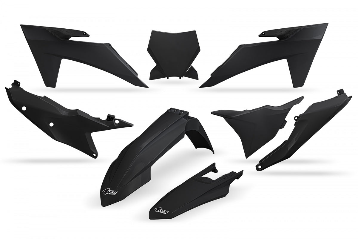 UFO plastic kit Zwart KTM SX 125/150/250/300 2023-2024 & SX-F 250/350/450 2023-2024