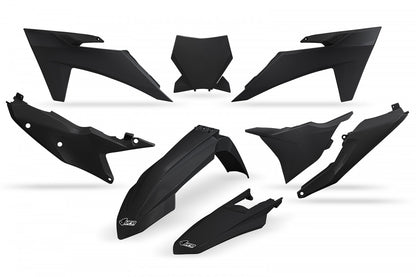 UFO plastic kit Zwart KTM SX 125/150/250/300 2023-2024 & SX-F 250/350/450 2023-2024