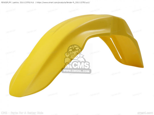 Suzuki OEM front fender 53111-37F01-YU1