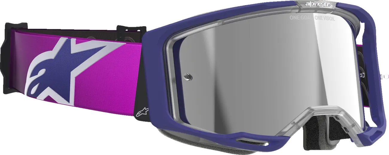 Alpinestars Vision 8 Corp PRP/LT Goggle – Gray / Mirror Silver