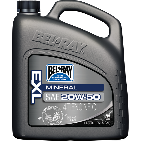 Bel-Ray EXL Mineral 4T 20W-50 4L