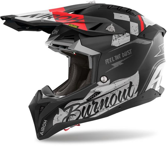 Airoh Aviator 3 Burnout Motocross Helmet - Size M - Helmet 