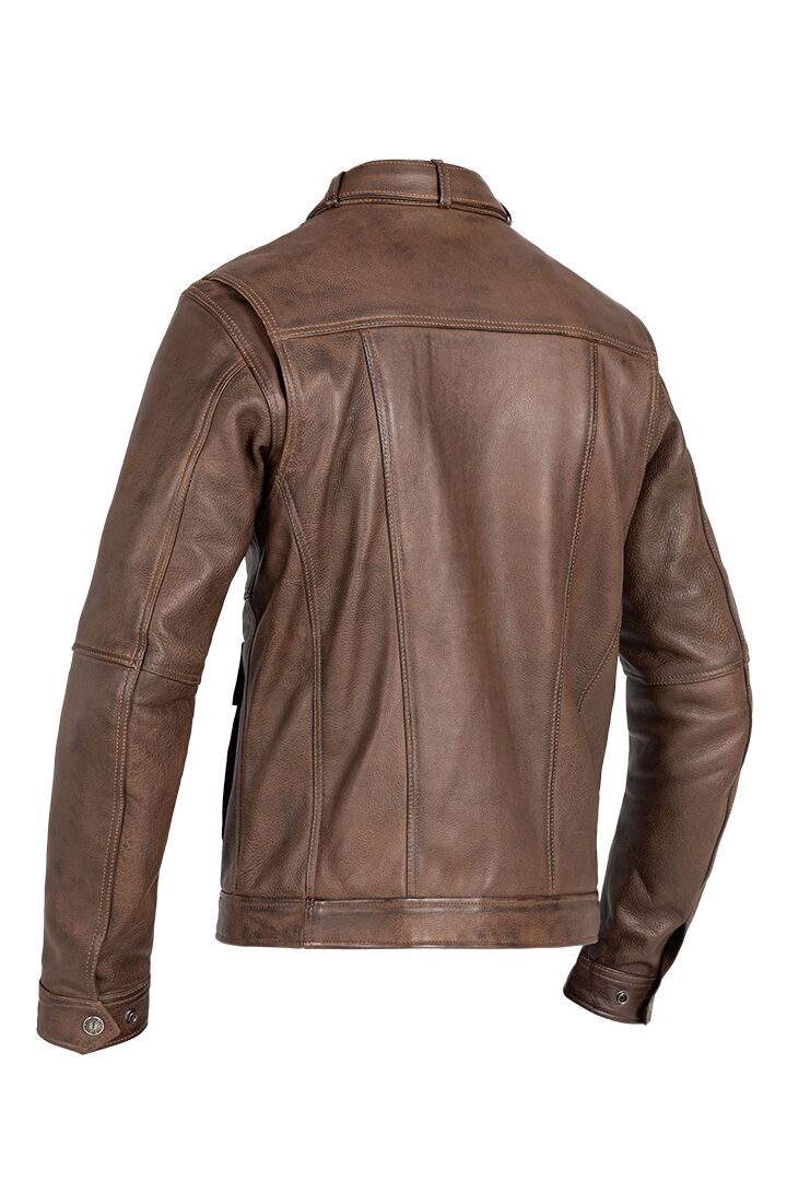 JOHN DOE Drifter leren herenjas bruin XL