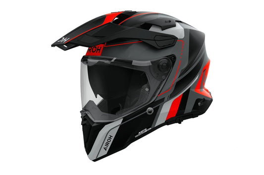 Airoh Commander 2 Skip helmet, orange matt with black-gray graphics