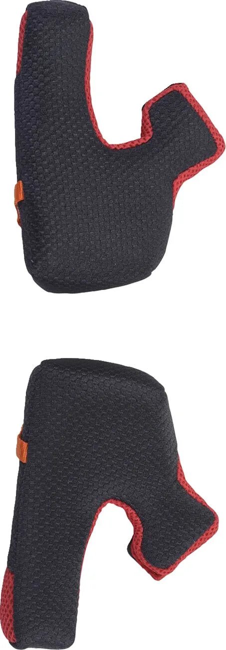 Alpinestars Missile wangkussens +5 mm – zwart/rood