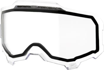 100% Clear Lens Dual Pane Vented voor 100% Armega
