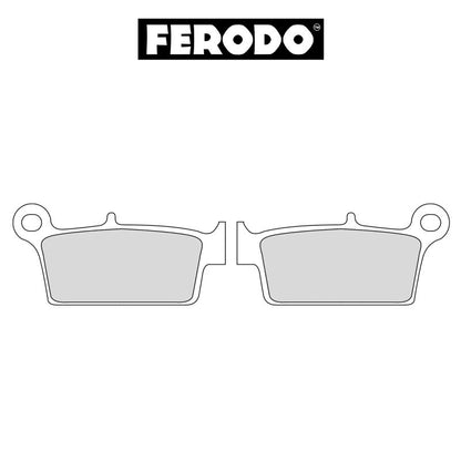 Technische illustratie: Ferodo brakepads Platinum: Gas Gas – FDB539P; uitvoering volgens artikelgegevens