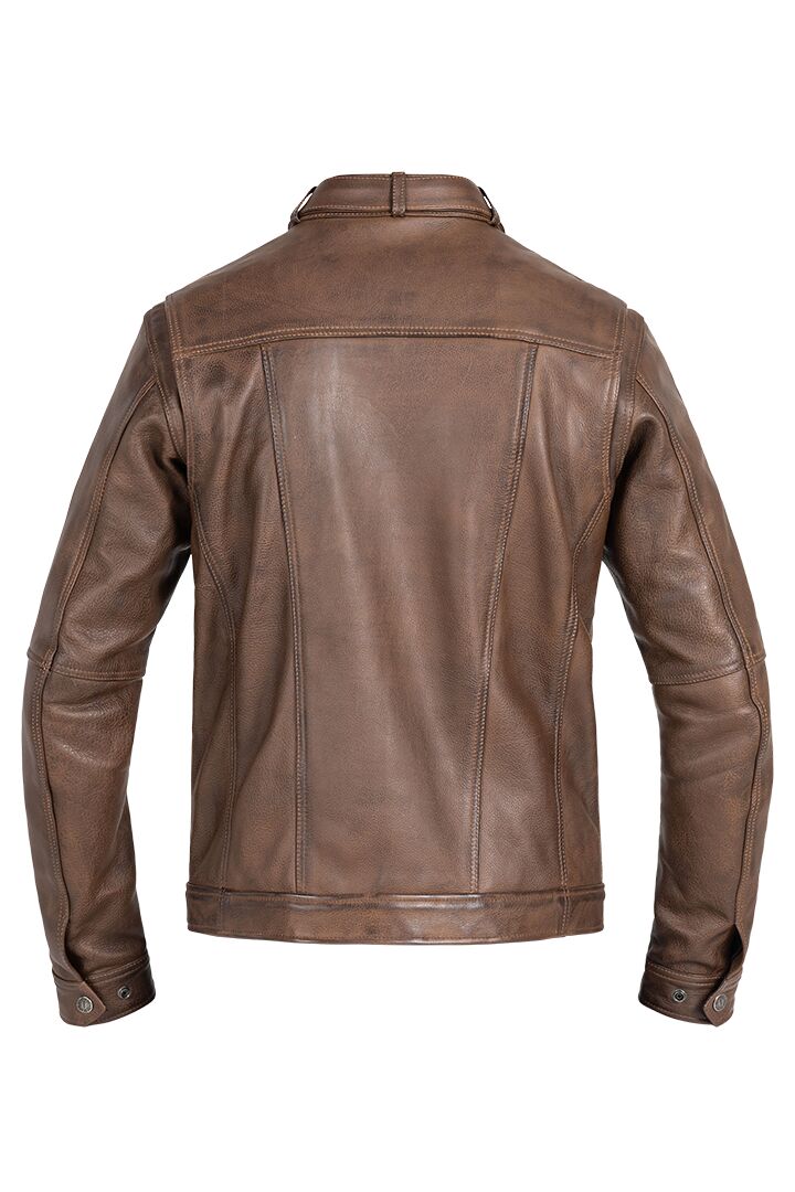 JOHN DOE Drifter leren herenjas bruin maat S