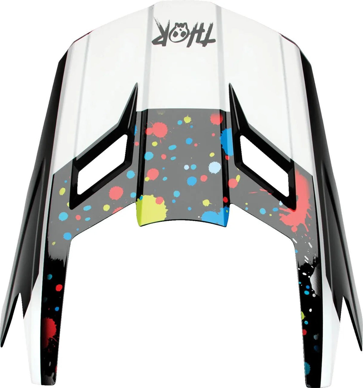 THOR Youth Fleet helmklep – Splat Zwart