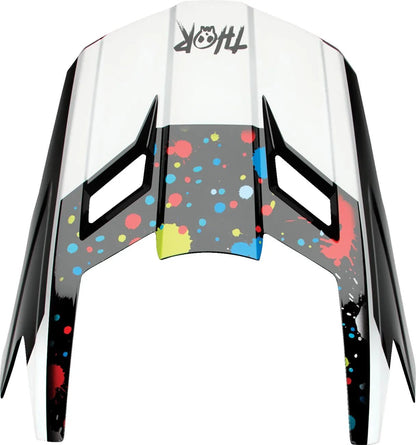 THOR Youth Fleet helmklep – Splat Zwart