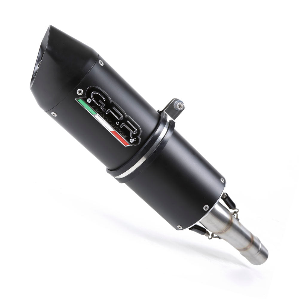 Fabrikantillustratie: GPR Honda XR 250 R 2005/10 EC-Approv. slip-on exhaust Furore Nero – H.228.FUNE