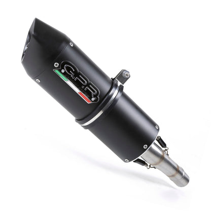 Fabrikantillustratie: GPR Honda XR 250 R 2005/10 EC-Approv. slip-on exhaust Furore Nero – H.228.FUNE
