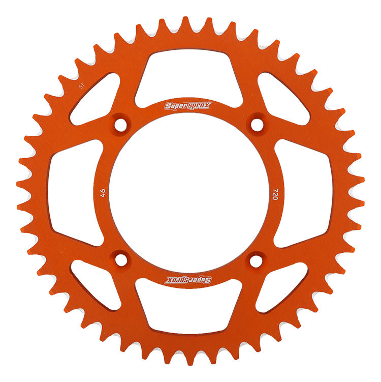 Supersprox Rear Sprocket Alu RAL-720:46 Orange – RAL-720:46-ORG