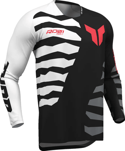 THOR Launchmode Shredder crossshirt – Zwart/Rood/Wit