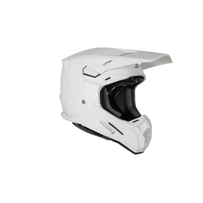 Just1 J-22 F Solid Helmet – White Gloss