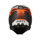 Just1 J-22 C Adrenaline Motorcross Helm Oranje Wit Carbon Mat