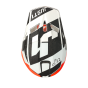 Just1 J-22 C Adrenaline Motorcross Helm Oranje Wit Carbon Mat