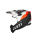 Just1 J-22 C Adrenaline Motorcross Helm Oranje Wit Carbon Mat