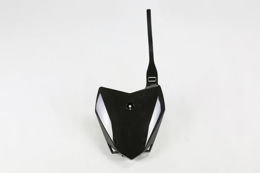 UFO Front number plate KLX110 10- Black 001