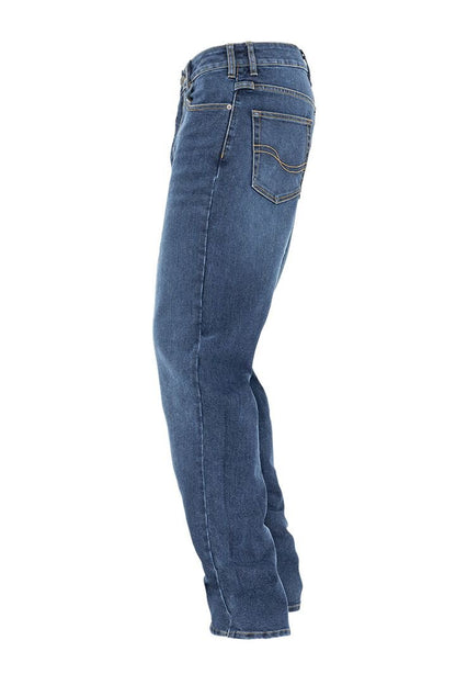 JOHN DOE Chester Mono herenmotorjeans indigo blauw – loose fit – 32/32 - MxProStoreParts
