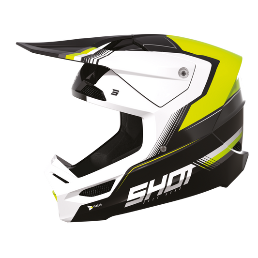Shot Helmet Kids Furious Tracer Neon Yellow Glossy