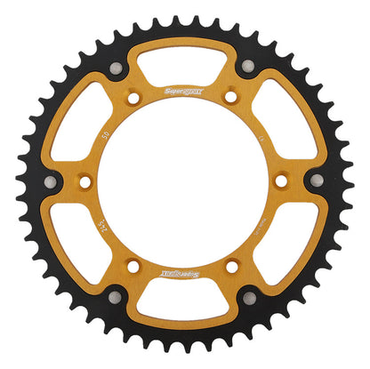 Supersprox Stealth Rear sprocketYA YZ/WRF/YZF 99- Gold 50 – RST-245/2:50-GLD