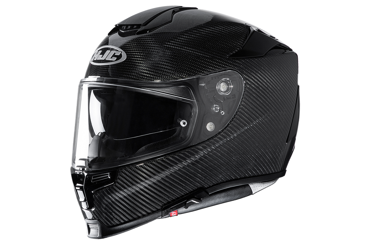 HJC RPHA 70 CARBON solid motorcycle helmet with clear visor