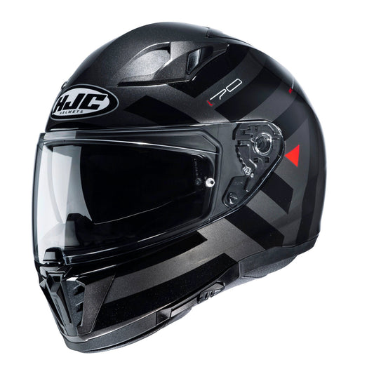 HJC I70 Watu gray/black full-face motorcycle helmet with clear visor