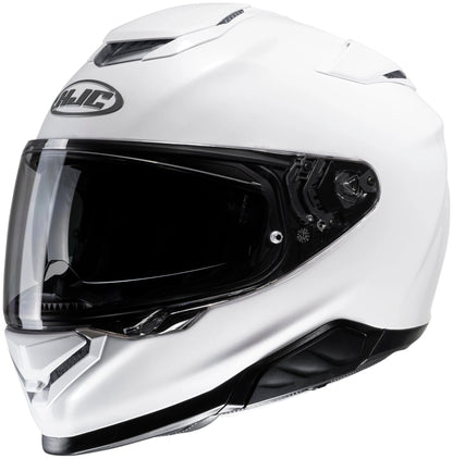 HJC RPHA 71 Pearl White full-face motorcycle helmet