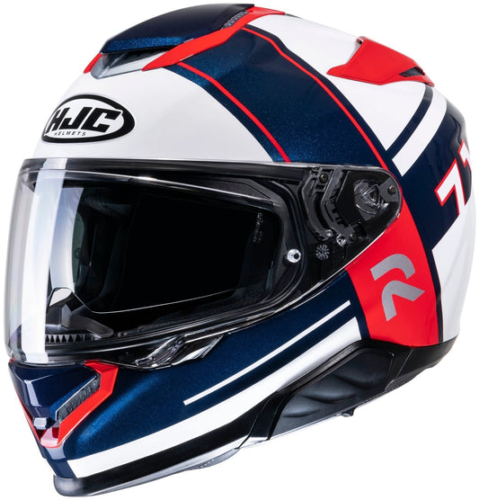 HJC RPHA 71 Zecha helmet blue red white with clear visor