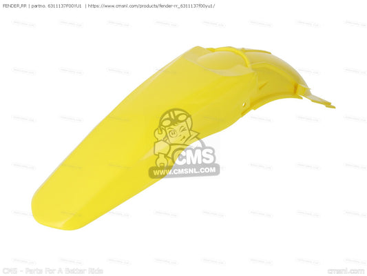 Suzuki OEM rear fender 63111-37F00-YU1