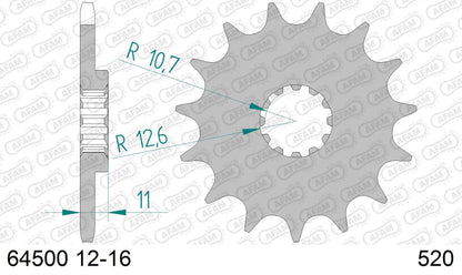 AFAM voortandwiel Husqvarna TC/TE/WR/CR -13 - MxProStoreParts