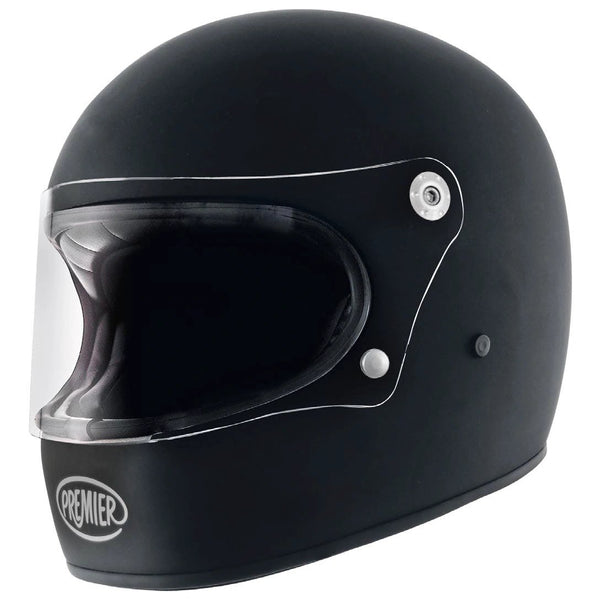 Premier Trophy U 9 BM helmet, matte black with clear visor