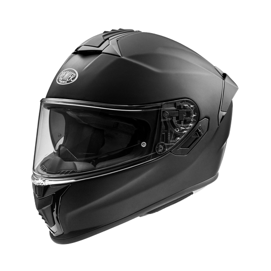 Premier Evoluzione U9BM full-face helmet, matte black with clear visor