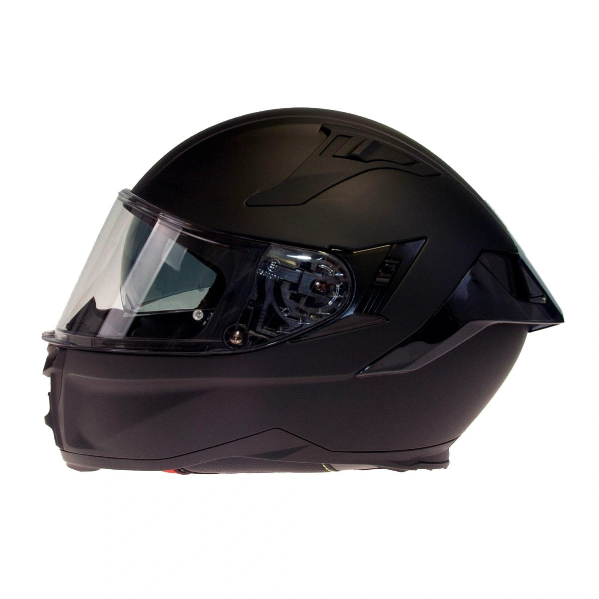 Timeless Road Uni XS helmet, matte black with clear visor