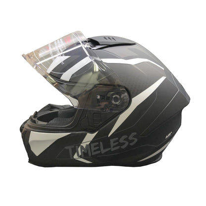Timeless Sport Lite helmet, matte black/grey with Timeless logo