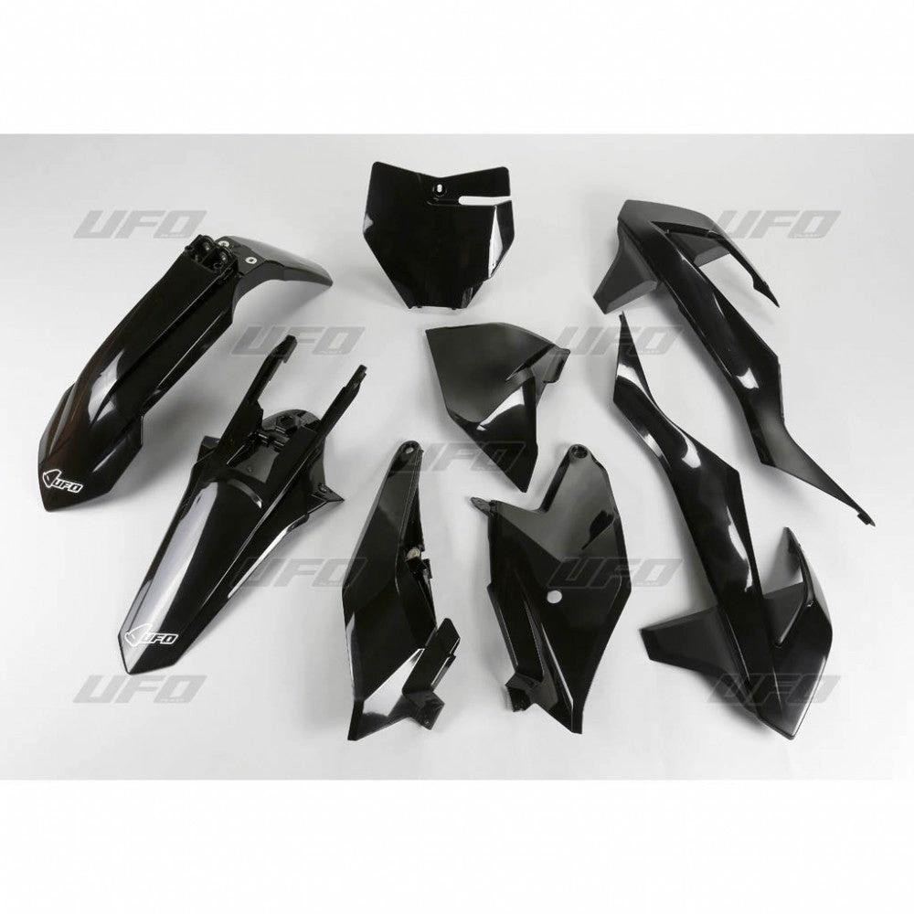 UFO Plastic kit 5 - parts KTM SX85 18 - 24 Black 001 - MxProStoreParts
