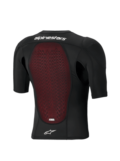 Alpinestars Bionic Plasma LT Kurzarm-Schutzjacke Offroad Enduro Schwarz Weiß - MxProStoreParts