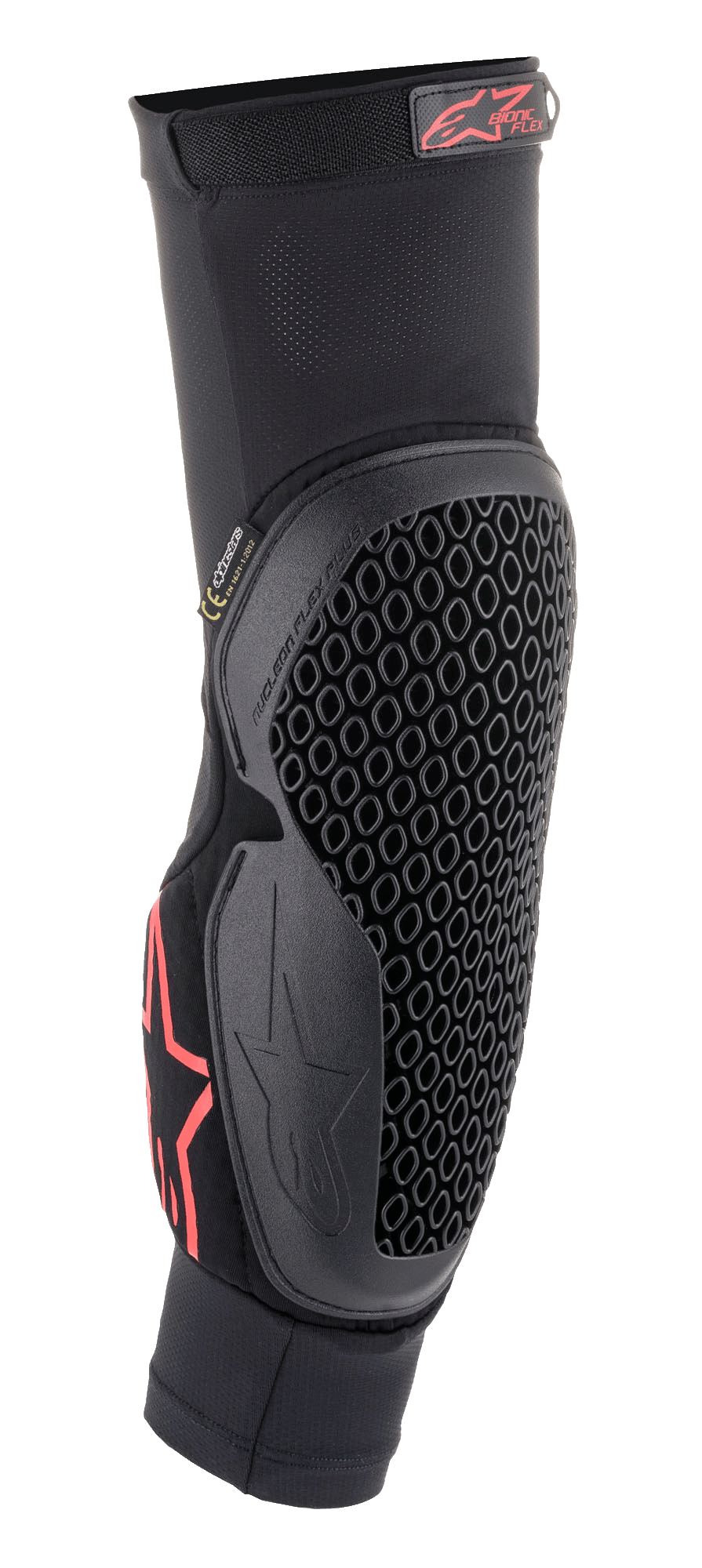 Alpinestars Bionic Flex Ellebogenschützer mit Technologie Schwarz-Rot Komfort S/M-L/XL - MxProStoreParts